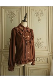 Faeries Daffodil Walking Out Of The Morning Mist Embroidered Blouse(Reservation/Full Payment Without Shipping)